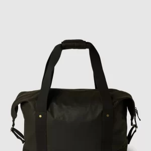Barbour Weekender Mit Label-Patch Modell ‘BARBOUR EXPLORER WAX DUFF’ – Olivgrün 15