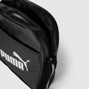 Puma Umhängetasche Mit Label-Print Modell ‘Campus Flight Bag’ – Schwarz 13