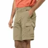 Jack Wolfskin Canyon Short Trekkingshort Sand Dune Herren 8