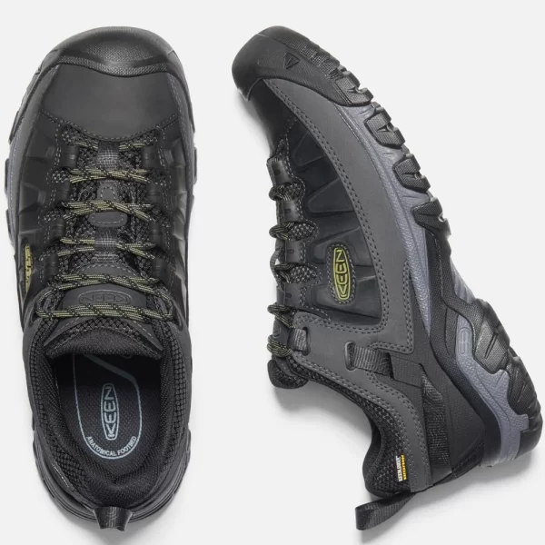 Keen Targhee III WP Schnürschuhe Black/Olive Drab Herren 3