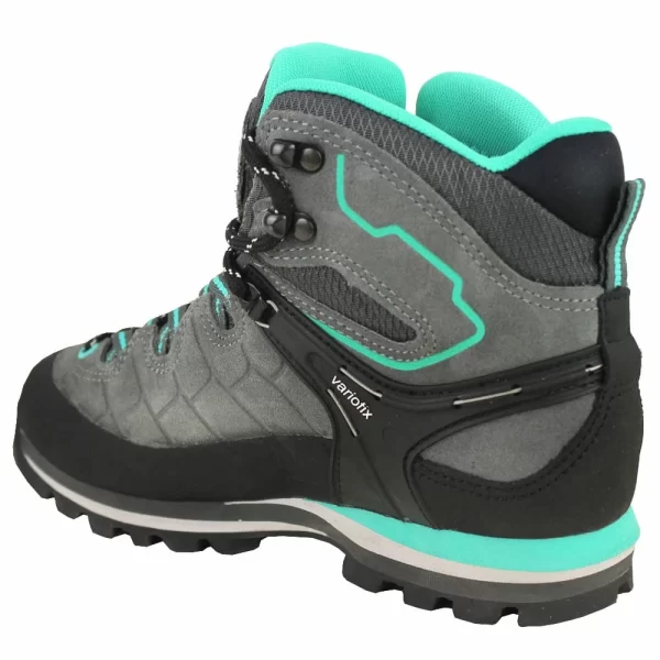 Meindl Litepeak Lady Gore-Tex Trekkingschuhe Anthrazit/Türkis Damen 3