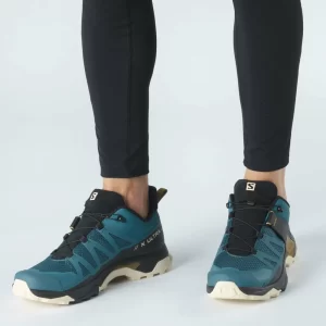 Salomon X Ultra 4 Hikingschuhe Mallard Blue/Bleached Sand/Bronze Brown Herren 15