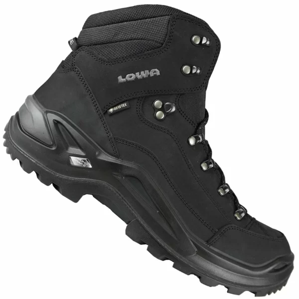 LOWA Renegade GTX Mid Bergsport-Schuhe Deep Black Herren 1