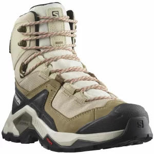 Salomon Quest Element Gore-Tex Trekkingschuhe Safari/Vanill Sky/Mecca Orange Damen 10