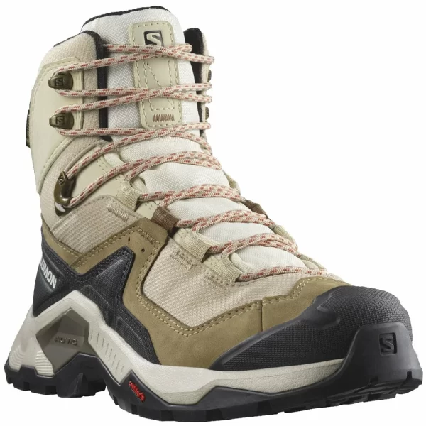 Salomon Quest Element Gore-Tex Trekkingschuhe Safari/Vanill Sky/Mecca Orange Damen 3