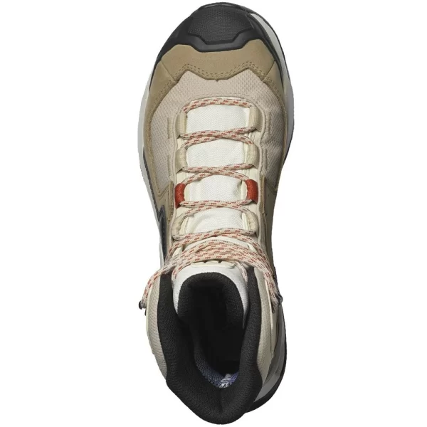 Salomon Quest Element Gore-Tex Trekkingschuhe Safari/Vanill Sky/Mecca Orange Damen 5
