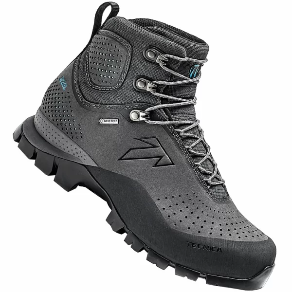 Tecnica Forge GTX MS Wanderschuhe Asphalt/Blue Damen 1