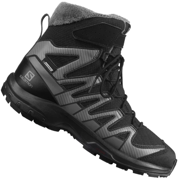 Salomon XA Pro V8 Winter CSWP Winterschuhe Black/Phantom/Quiet Shade Kinder 1