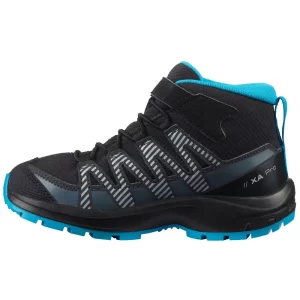 Salomon XA Pro V8 Mid CSWP Outdoorschuhe Black/Monument/Hawaiian Ocean Kinder 8