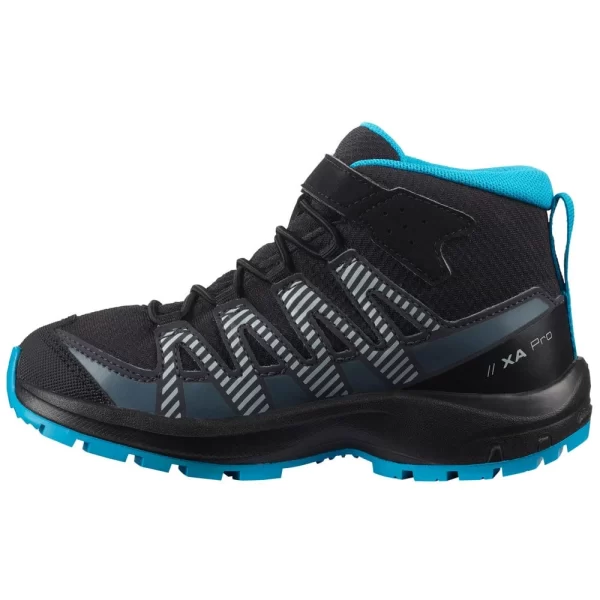 Salomon XA Pro V8 Mid CSWP Outdoorschuhe Black/Monument/Hawaiian Ocean Kinder 3