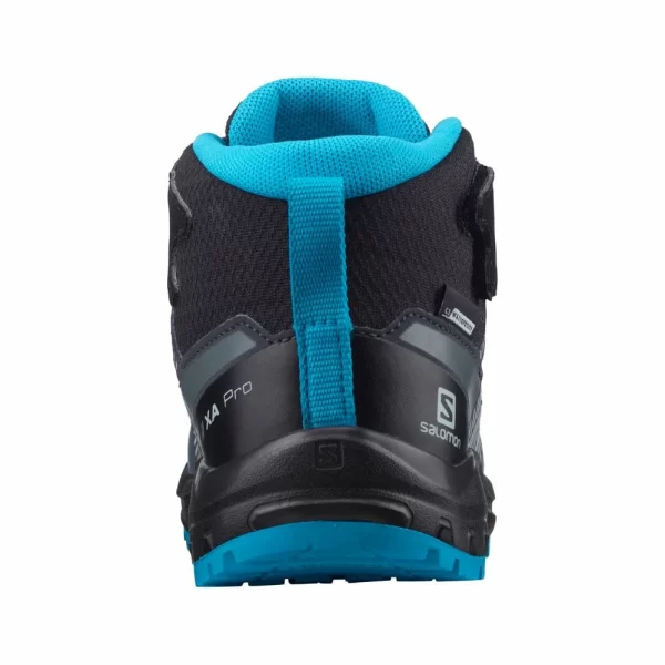 Salomon XA Pro V8 Mid CSWP Outdoorschuhe Black/Monument/Hawaiian Ocean Kinder 4