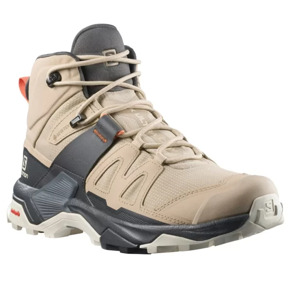 Salomon X Ultra 4 Mid Gore-Tex Hikingschuhe Safari/Magnet/Persimon Damen 3