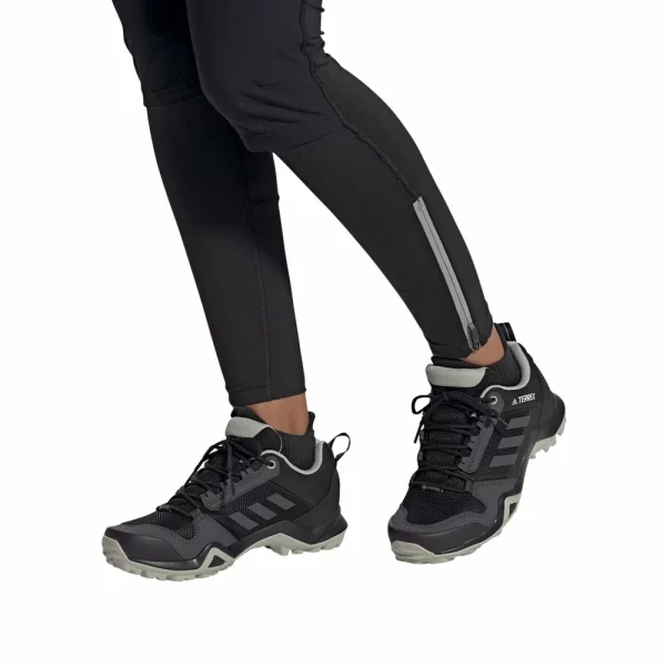Adidas Performance Terrex AX3 Gore-Tex Low Wanderschuhe Core Black/Solid Grey/Metal Grey Damen 5