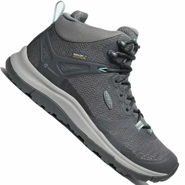 Keen Terradora II Mid WP Wanderschuhe Magnet/Ocean Wave Damen 1