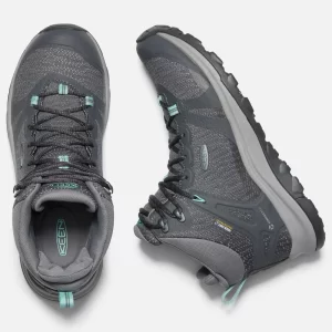 Keen Terradora II Mid WP Wanderschuhe Magnet/Ocean Wave Damen 8