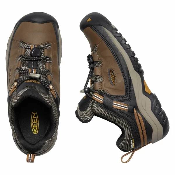 Keen Targhee WP Freizeitschuhe Dark Earth/Golden Brown Kinder 3